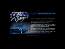 Tablet Screenshot of mckennaracing.com